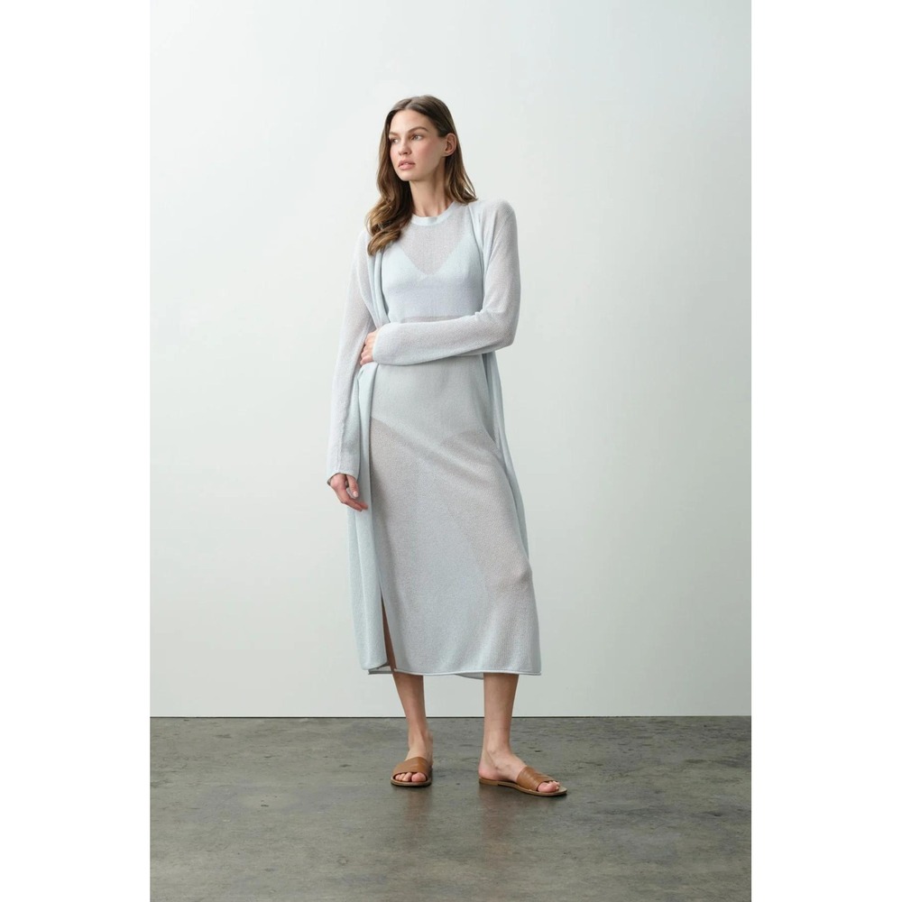 Naked Cashmere Keala Duster Cardigan Cloud Medium New With Tags